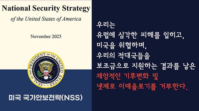 미국 국가안보전략(NSS 2025)