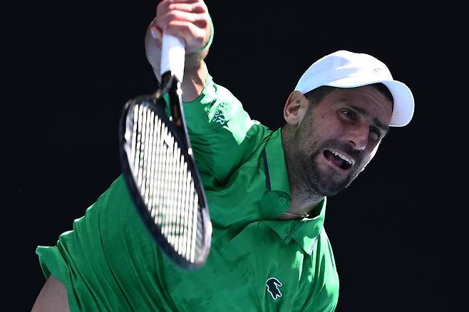 호주오픈 11번째 우승에 도전하는 백전노장 조코비치. EPA=연합뉴스