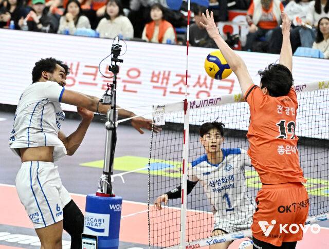 아히와 전광인./KOVO