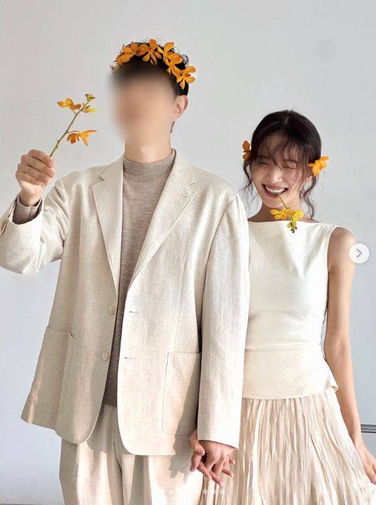 '2월 결혼' 김지영, 임신中 이미 살림차렸다..예비신랑과 동거 중