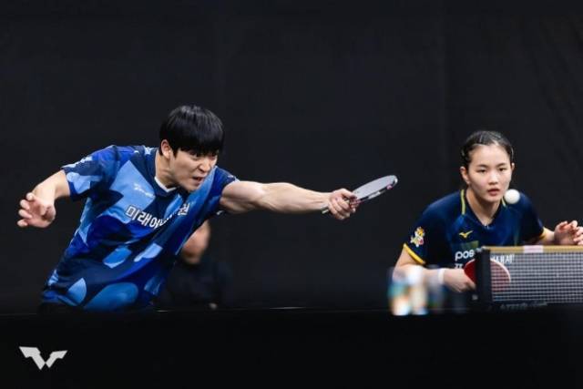 박강현(왼쪽)과 김나영. WTT 인스타그램 캡처