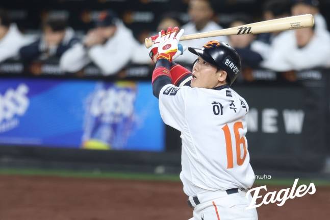 구단서 신경 써주셨다 연봉협상서 웃은 새 신랑 하주석, 목표는 단 하나 '한화 우승' 견인