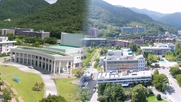 국립목포대학교(사진 왼쪽)와 국립순천대학교 전경.