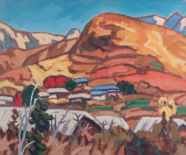 오지호 작 ‘추경’