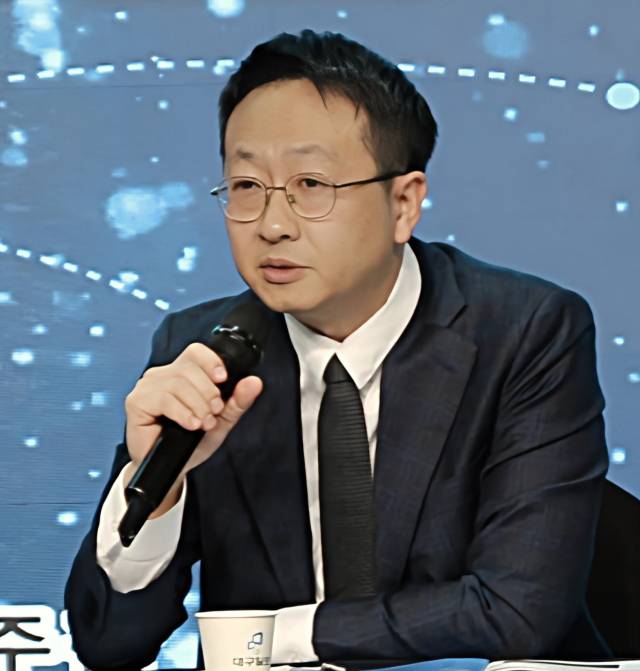 이원혁 국립치의학연구원 대구시 유치위원장이 대구 유치의 당위성을 밝히고 있다. 대구시 치과의사회 제공