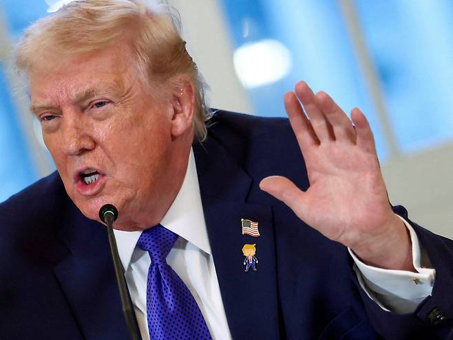 도널드 트럼프 미국 대통령. 로이터연합뉴스