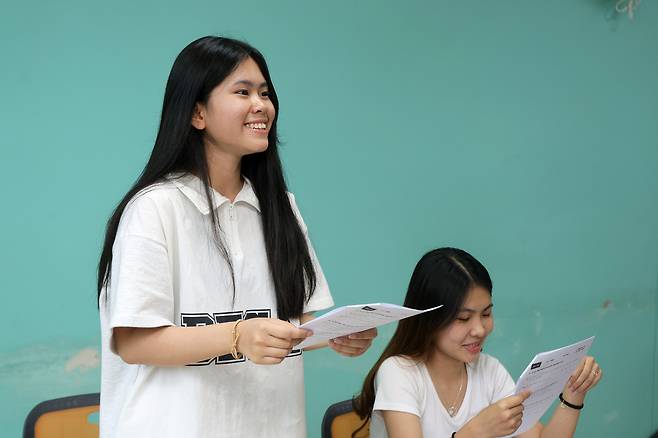 A class takes place at the Hae Mill School in Hongcheon County, Gangwon, on July 8, 2024. [JANG JIN-YOUNG]