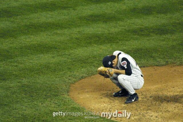 김병현 2001 월드시리즈 모습/게티이미지코리아
