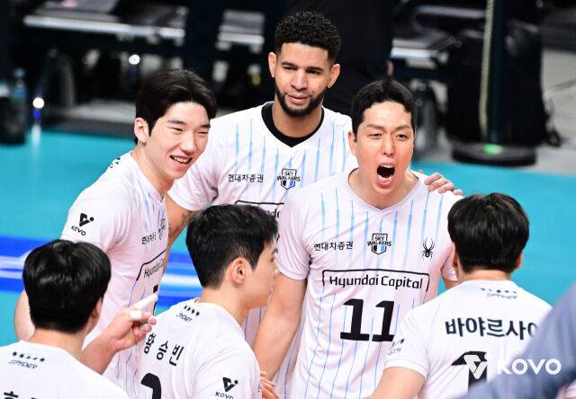 승리한 현대캐피탈./KOVO