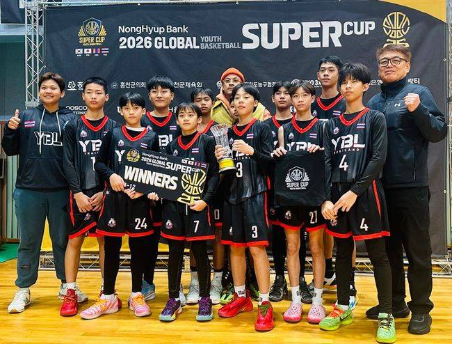 [사진] U12부 우승팀 태국 YBL