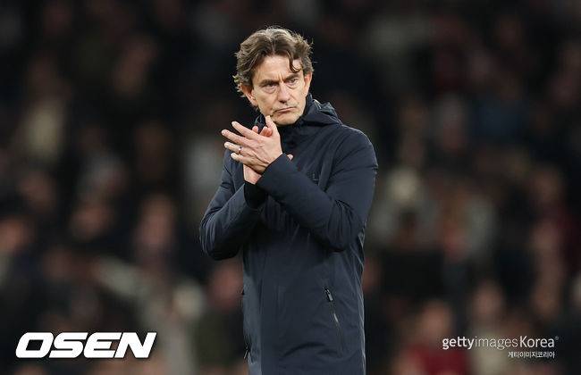 '경질 임박?' '비피셜' 나왔다...BBC, 토트넘 수뇌부, 프랭크 감독 거취 저울질 중