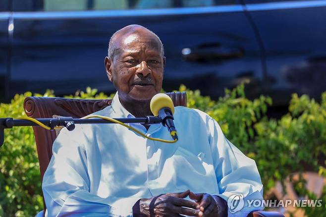 요웨리 무세베니 우간다 대통령 [AFP 연합뉴스. 재판매 및 DB 금지]