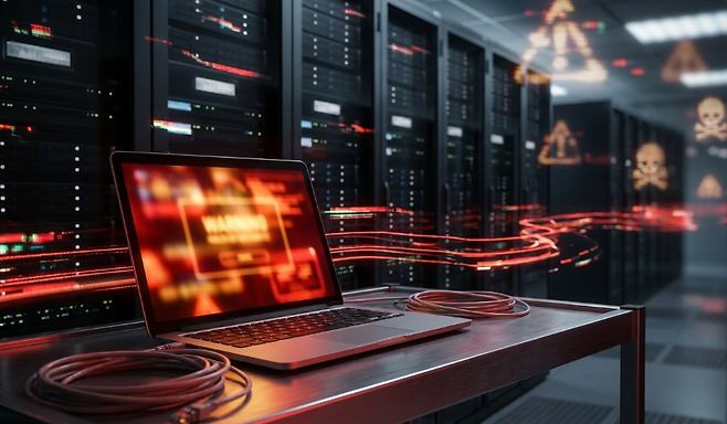 지난해 상반기 업종별 침해사고 신고 통계를 분석한 결과, 정보통신업이 390건(37.7%)으로 전년 동기 대비 29% 증가하며 가장 많은 피해를 입었다. (나노 바나나로 생성)