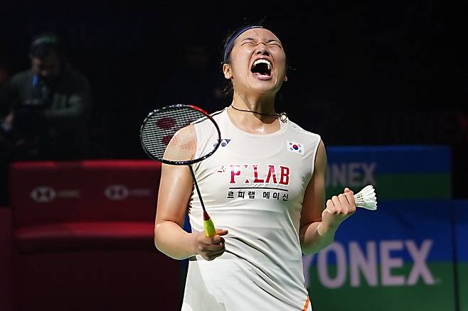 안세영. 사진 | 뉴델리=AP연합뉴스