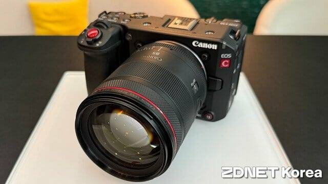 7K(7144×4790 유효화소) 풀프레임 CMOS 센서를 탑재한 EOS C50 시네마 카메라. (사진=지디넷코리아)