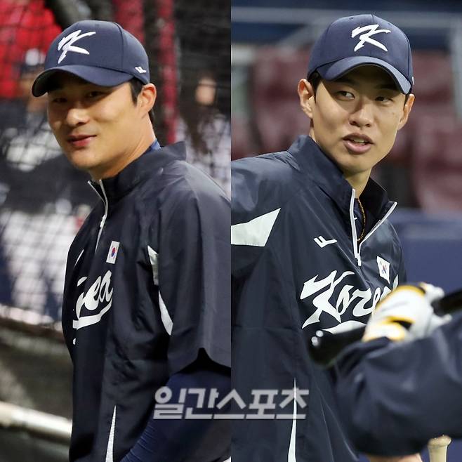 국가대표 시절 김하성-송성문. IS 포토