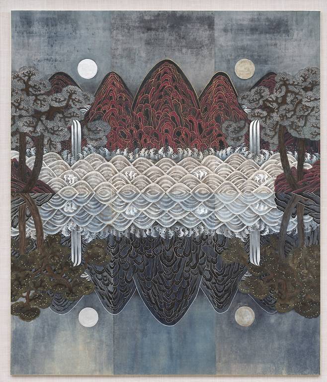 정재은의 '일월오봉도'(2017).