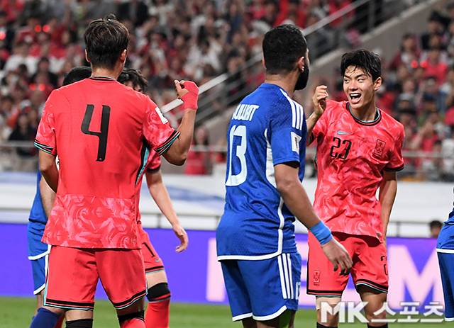 2025년 전북 현대에서 맹활약해 A매치에도 데뷔했던 전진우. 사진=천정환 기자