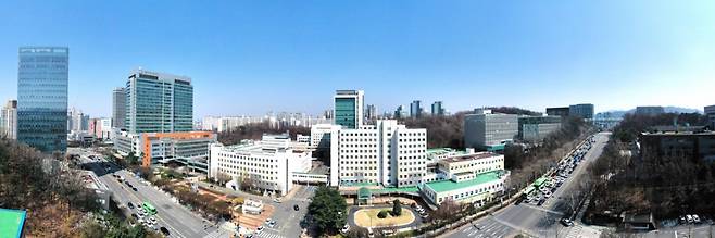 서울성모병원 단지 전체 전경. /사진제공=서울성모병원