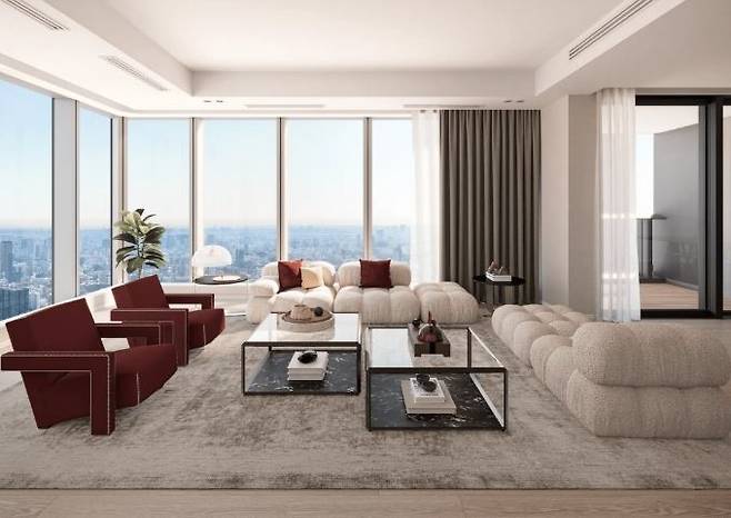 아자부다이힐스의 한 레지던스 사진. [Mori living 홈페이지]