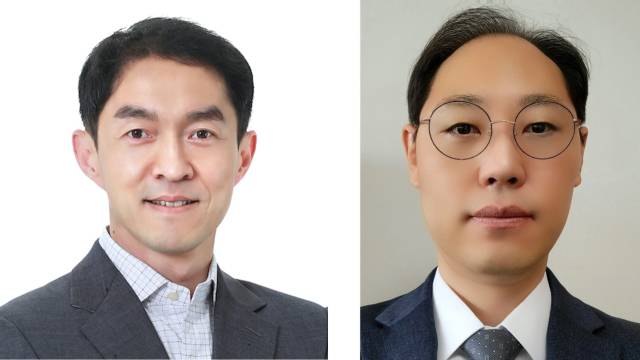임석훈(왼쪽) 와이브레인 신임 사업부문장(CBO)과 이병호 연구개발(R&D) 전략실장. 사진 제공=와이브레인