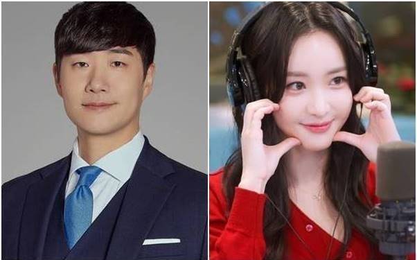 배성재, 김다영. 사진|SM C&C, 김다영 인스타그램