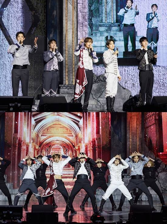 그룹 엑소(EXO)가 쇼케이스를 성황리에 마쳤다. /SM엔터테인먼트