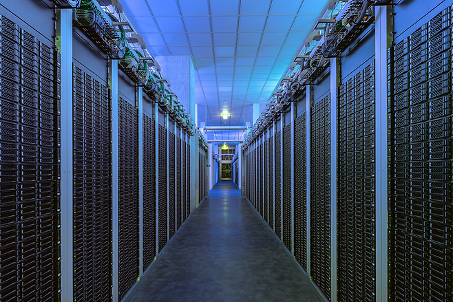 네이버 데이터센터 '각 세종' 서버실.ⓒ네이버