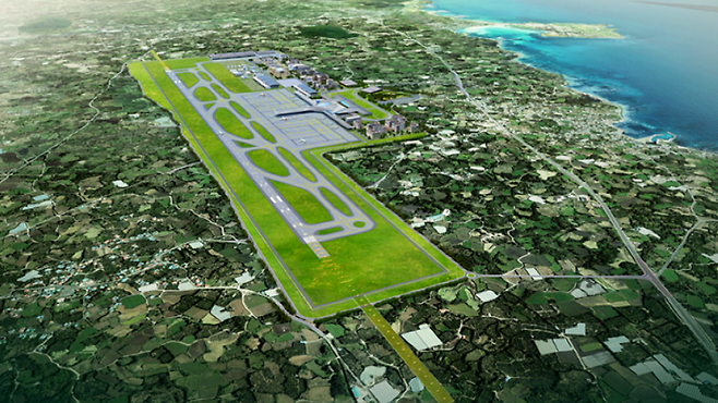 제주 제2공항 활주로 조감도