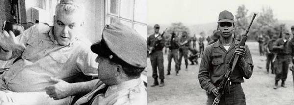 프레더릭 와이즈먼의 초기 대표작 ‘티티컷 풍자극’(왼쪽)과 ‘기초 군사 훈련’ 스틸컷.  영화의전당 제공