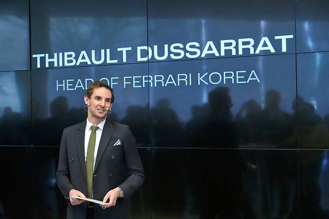 Thibault Dussarrat, head of Ferrari Korea (Ferrari Korea)