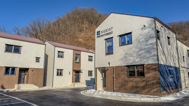 모듈러로 준공한 기숙사 드림 포레스트 사진. GS건설 제공