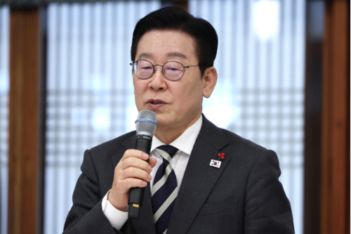 이재명 대통령이 16일 청와대 상춘재에서 열린 정당 지도부 초청 오찬에서 발언하고 있다. (사진=뉴스1)