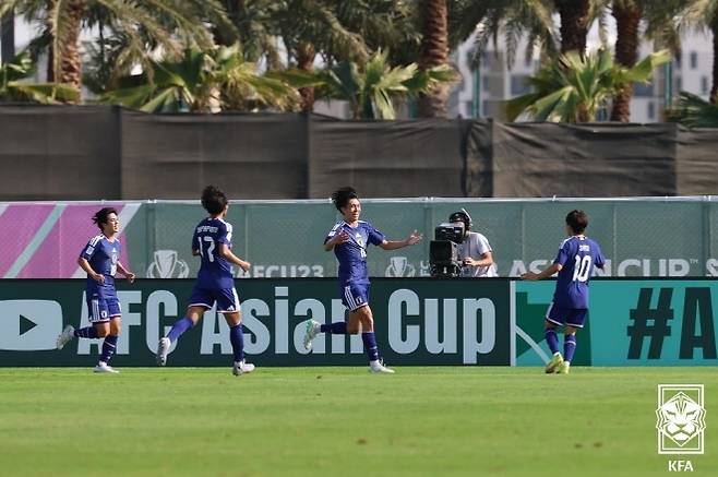 한국 U-23 축구 대표팀이 2살 어린 일본 U-21 대표팀에 0-1로 패했다. 사진=대한축구협회