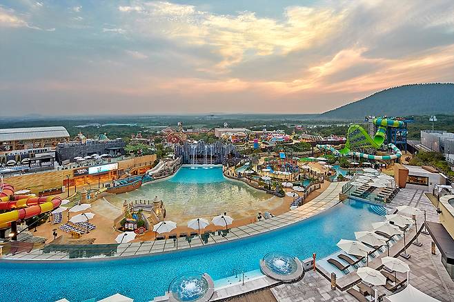 제주신화월드 스카이풀