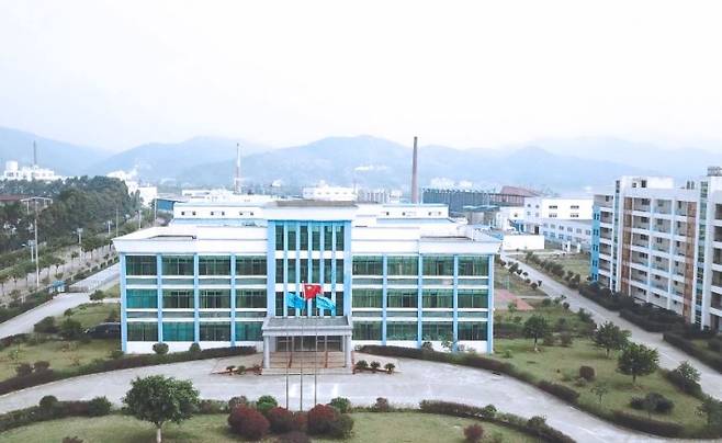 중국의 희토류 기업 성허자원(盛和资源)의 장시성 건물. 중국 성허자원 홈페이지 제공