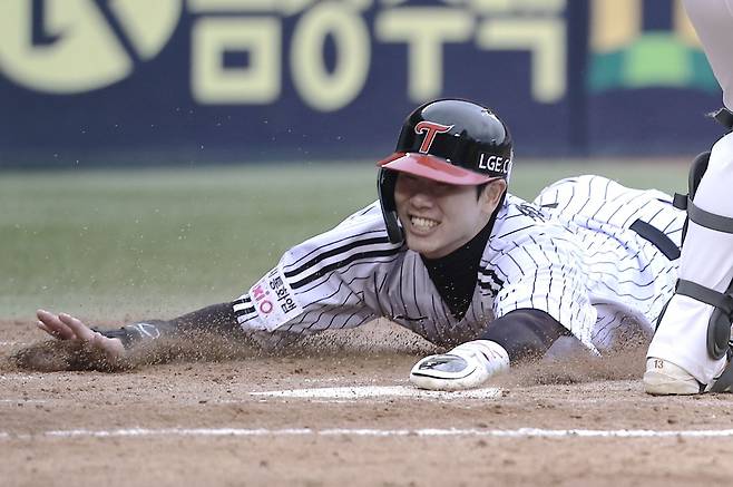 LG 홍창기. 뉴시스