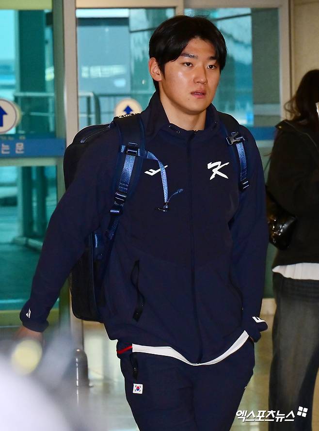 KIA 타이거즈 내야수 김도영이 20일 월드베이스볼클래식(WBC) 국가대표팀 사이판 1차 캠프를 마치고 귀국했다. 사진 엑스포츠뉴스 DB