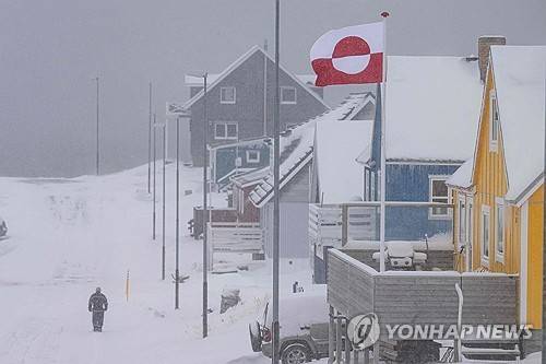 그린란드 깃발 [AFP 연합뉴스 자료사진. 재판매 및 DB금지]