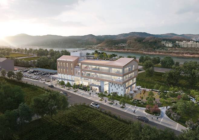 안동시에 조성될 공공산후조리원과 은하수랜드 통합 돌봄시설 조감도. /안동시 제공