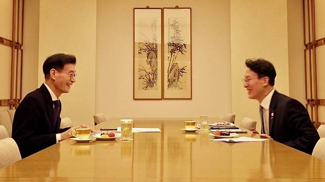 문대림 국회의원은 21일 김민석 국무총리와 면담을 갖고 2028년 G20 정상회의 제주 개최를 요청했다.
