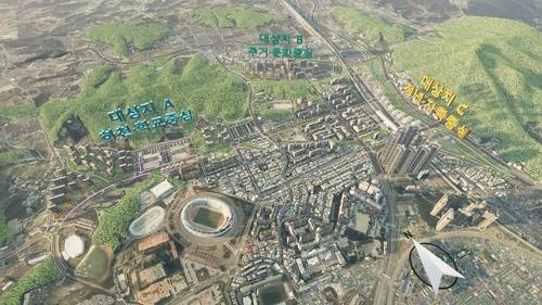 의정부시 우리동네 정책로드맵 녹양동- 우정 공공주택지구 개발 대상지 조감도