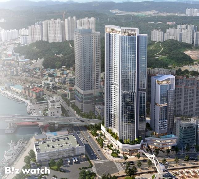 포항 영일대 주차장 부지 도시개발사업 조감도./자료=대우산업개발