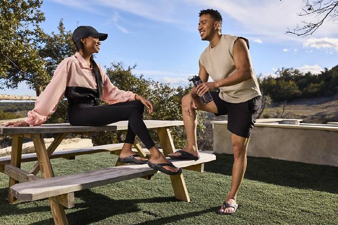 미국 리커버리 슈즈 브랜드우포스화보 (사진=LF)