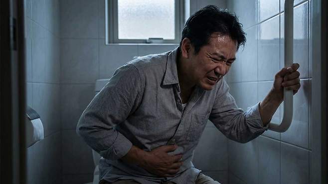 배변 후에도 불편감이 계속된다면, 치질을 의심해야 한다｜출처: Gemini 생성