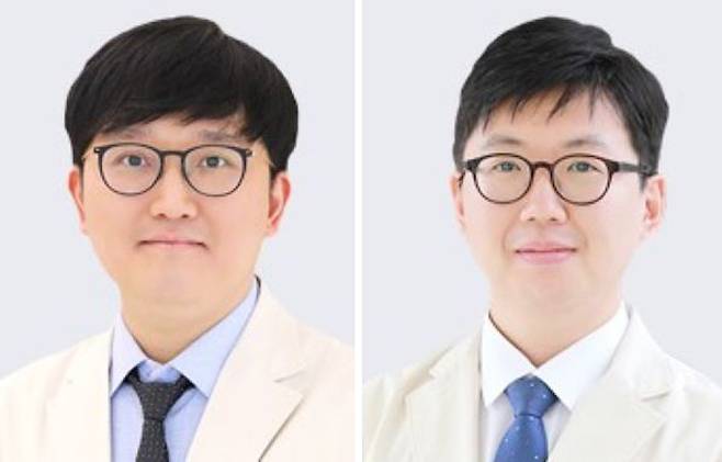 양경모 교수(왼쪽)와 한지원 교수