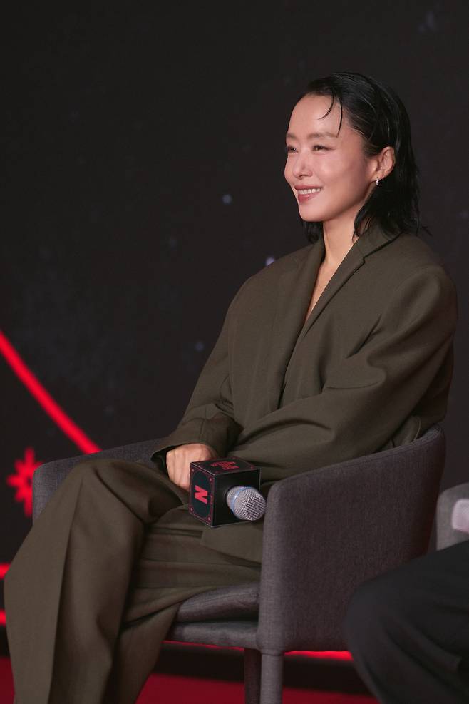21일 열린 '넥스트 온 넷플릭스 2026'에 '가능한 사랑'의 배우 전도연이 참석했다. /넷플릭스