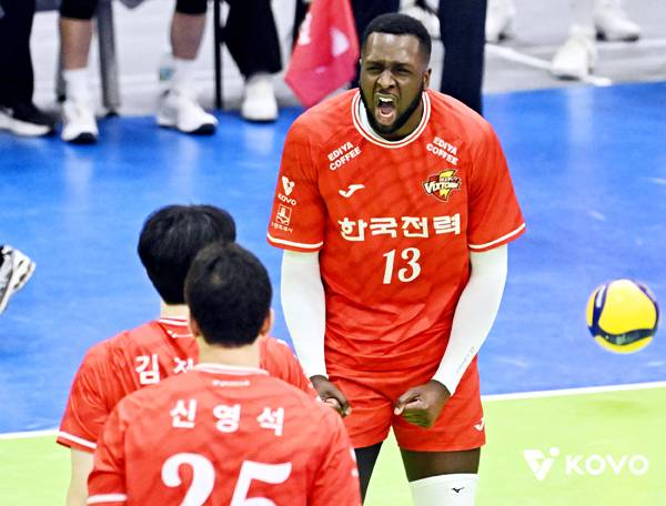 베논은 한국전력을 이끌고 있다. 사진 제공= KOVO