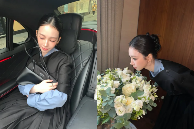 카리나가 AI같은 미모를 보여줬다. / 카리나 인스타그램