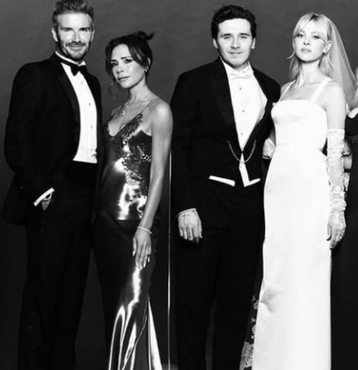 부르클린 베컴 결혼식 사진. 데이비드 베컴 인스타그램 캡처